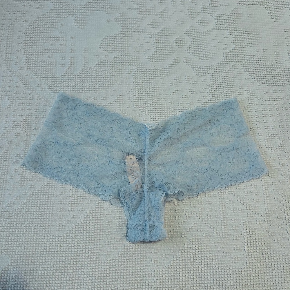 Victoria's Secret Light Blue Cheeky Panties